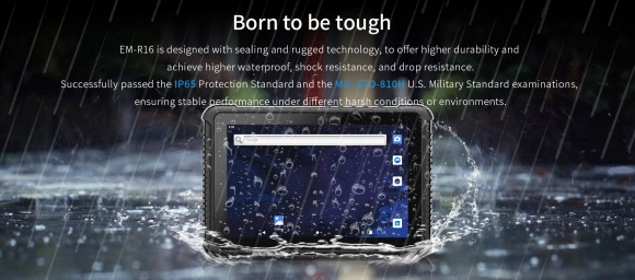 ¿Tabletas resistentes prácticas? Resistencia EM-R16 de la batería durante todo el día