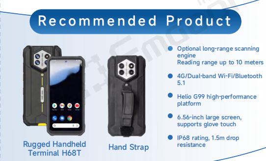 the H68T enables enterprises to implement Gestión digital del ciclo de vida of assets