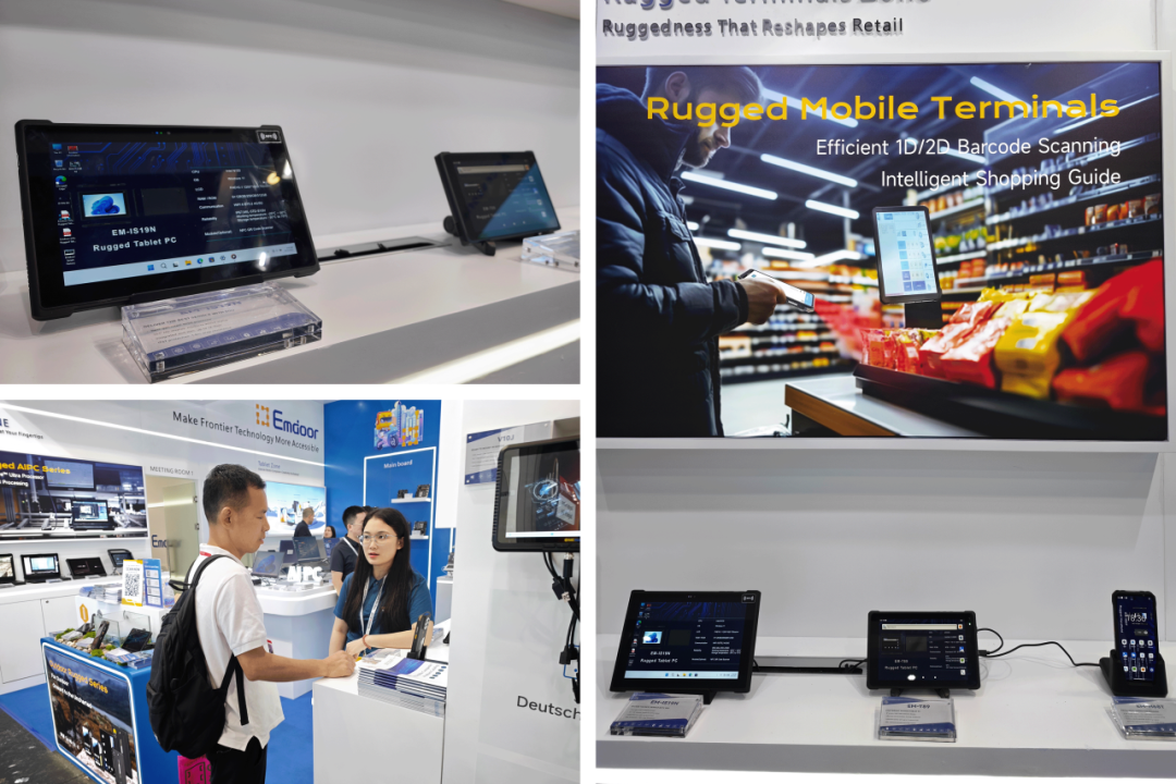 Información de Emdoor exhibited rugged outdoor smartphones Y Tabletas with IP68 protection