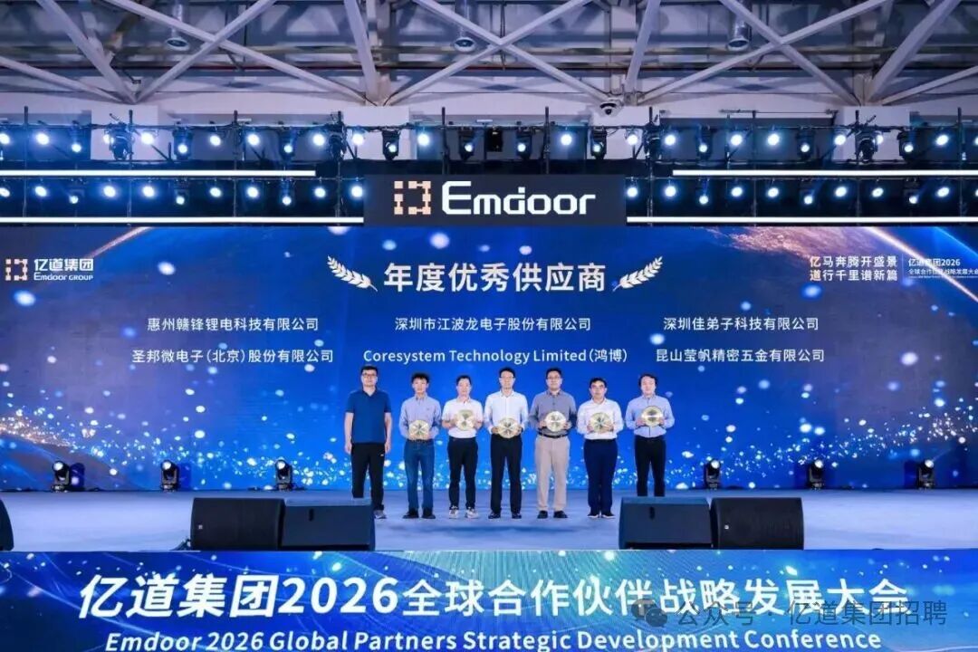Emdoor 2026 OutstYing Supplier Y OutstYing Contribution of the Year Award winners