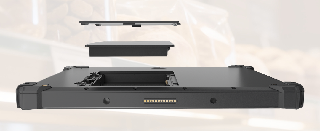 Tableta rugosa de Windows battery and charging options for long work shifts