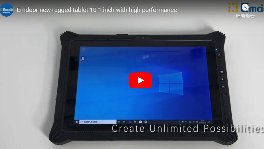 Nueva tableta robusta 10 de 1 pulgada con alto rendimiento Emdoor